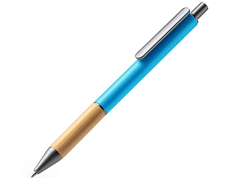 Ручка шариковая PENTA металлическая с бамбуковой вставкой, черный